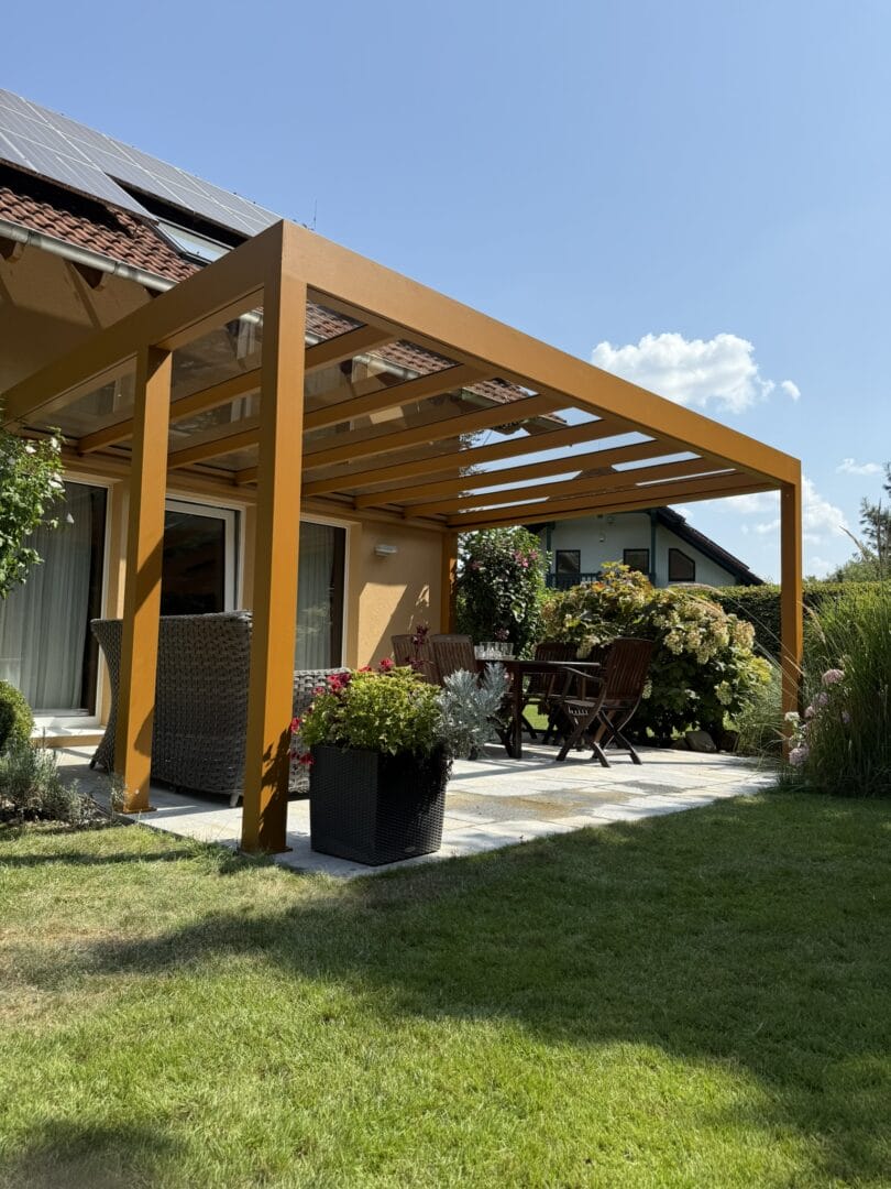 Prosklená pergola Újezd